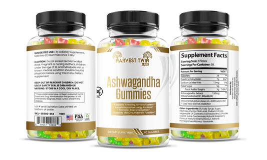 Ashwagandha B Gummies for Natural Stress Relief