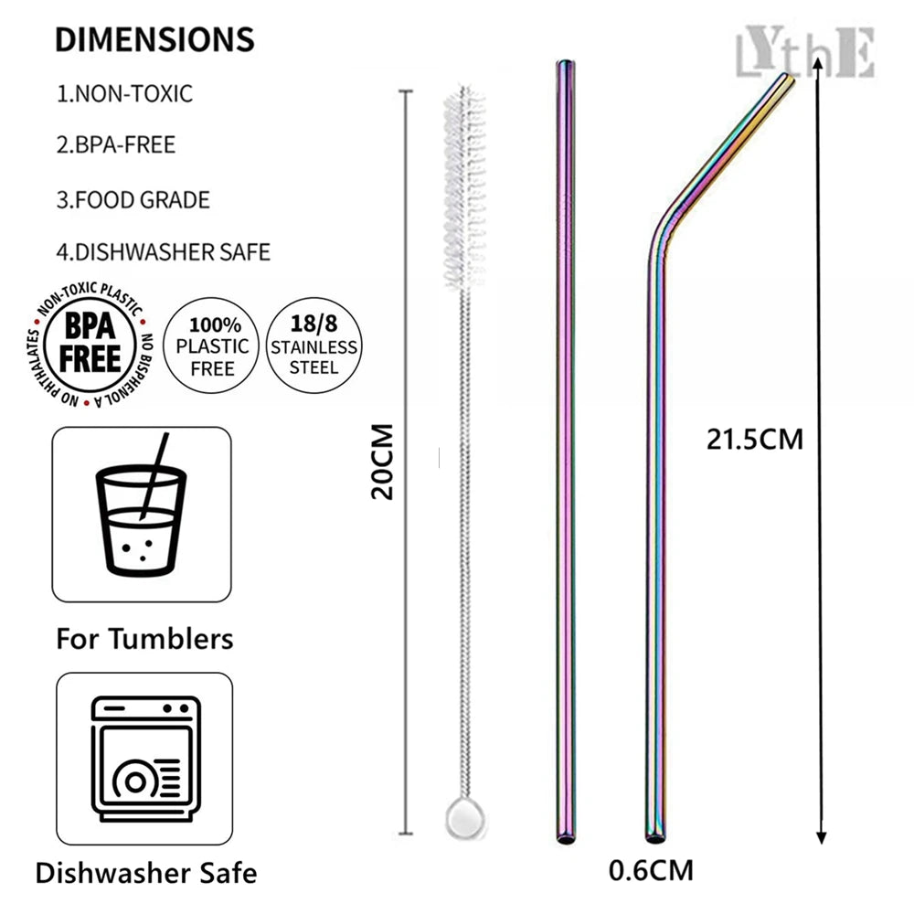 Reusable Metal Straws