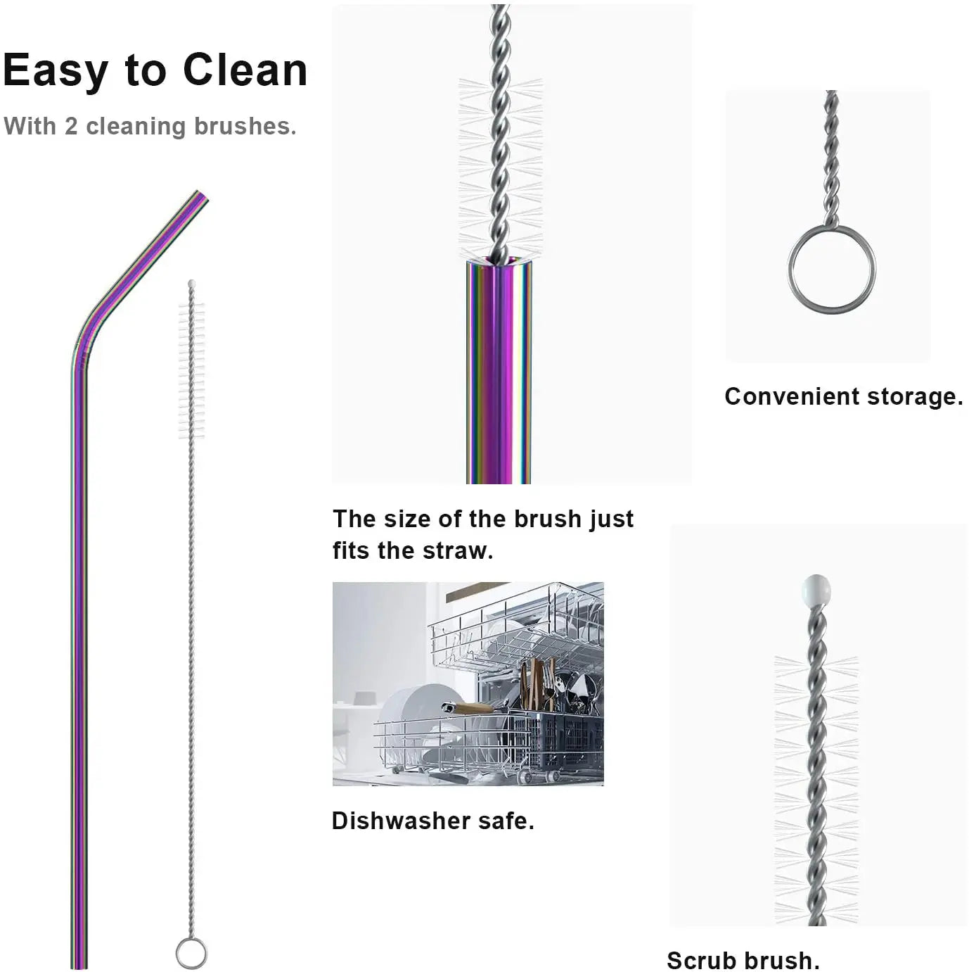 Reusable Metal Straws