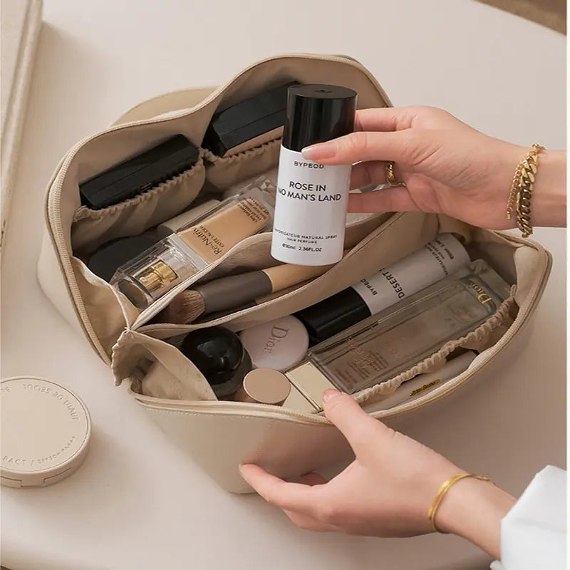 Leather Cosmetic Organizer