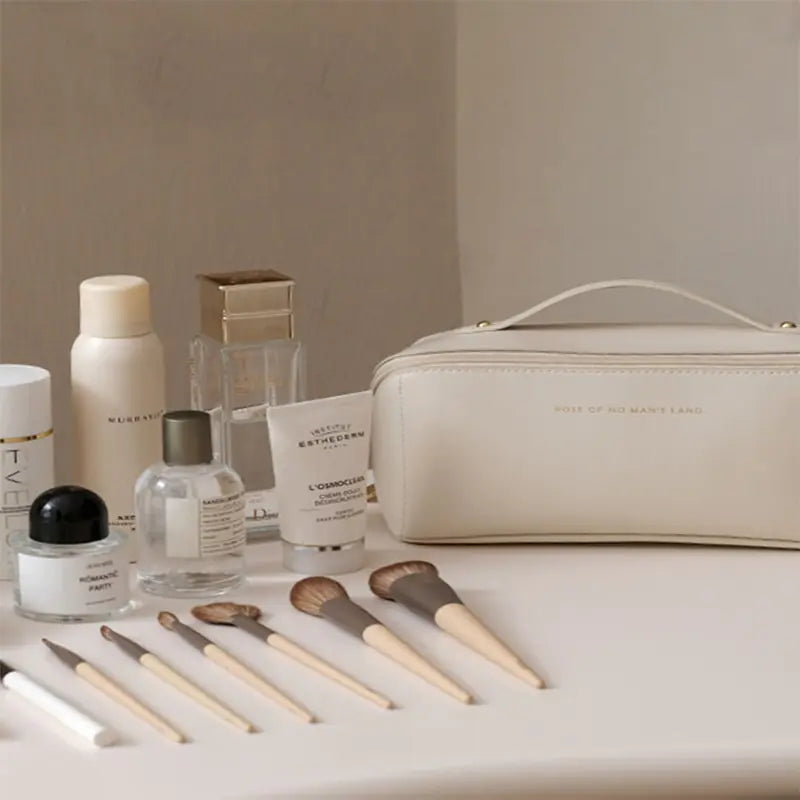 Leather Cosmetic Organizer