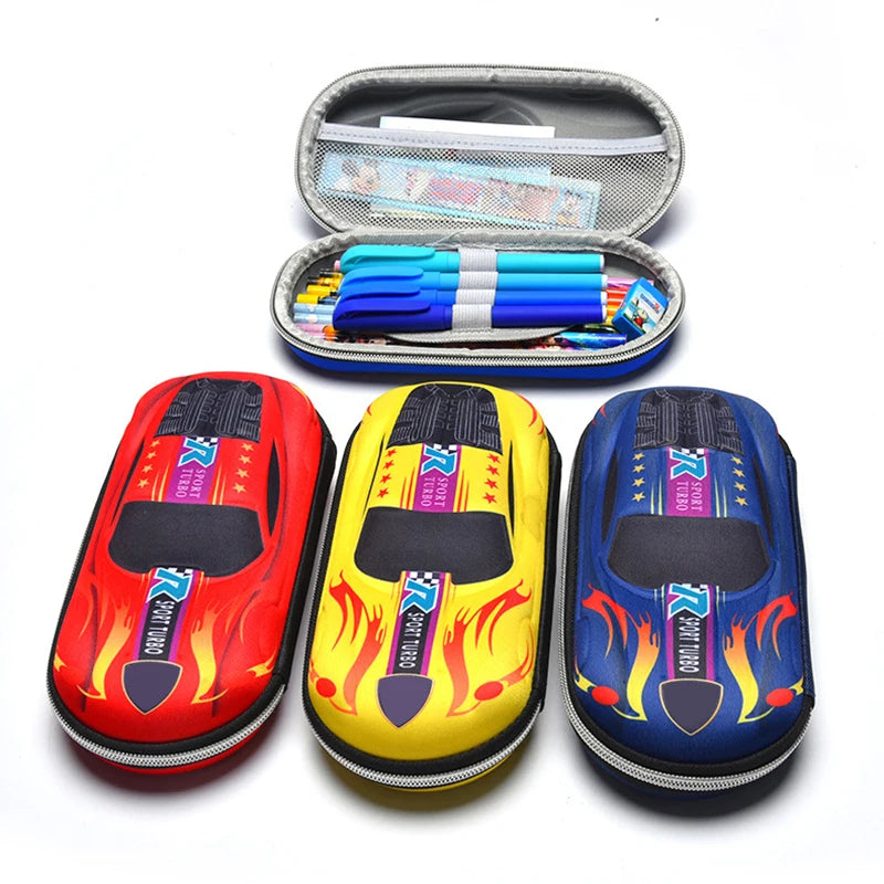 3D Racing Car Pencil Case