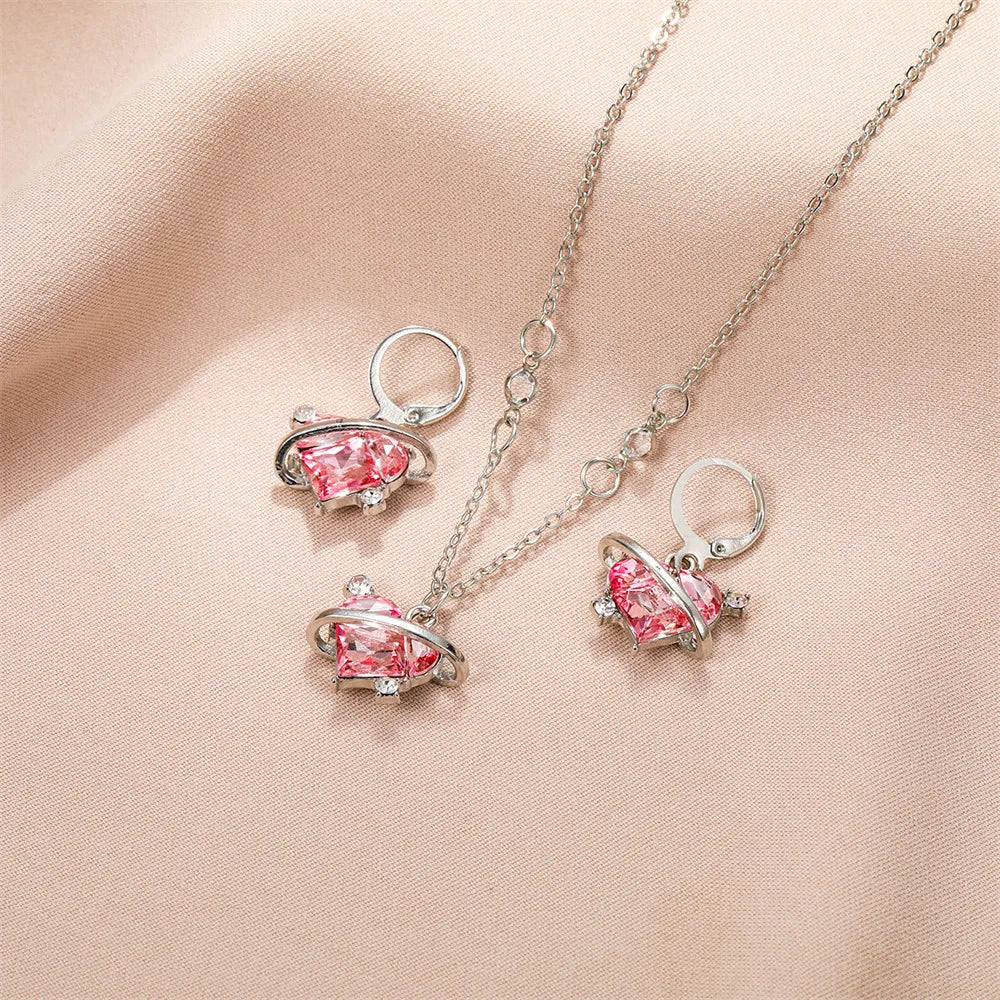 Love Heart Jewelry Set