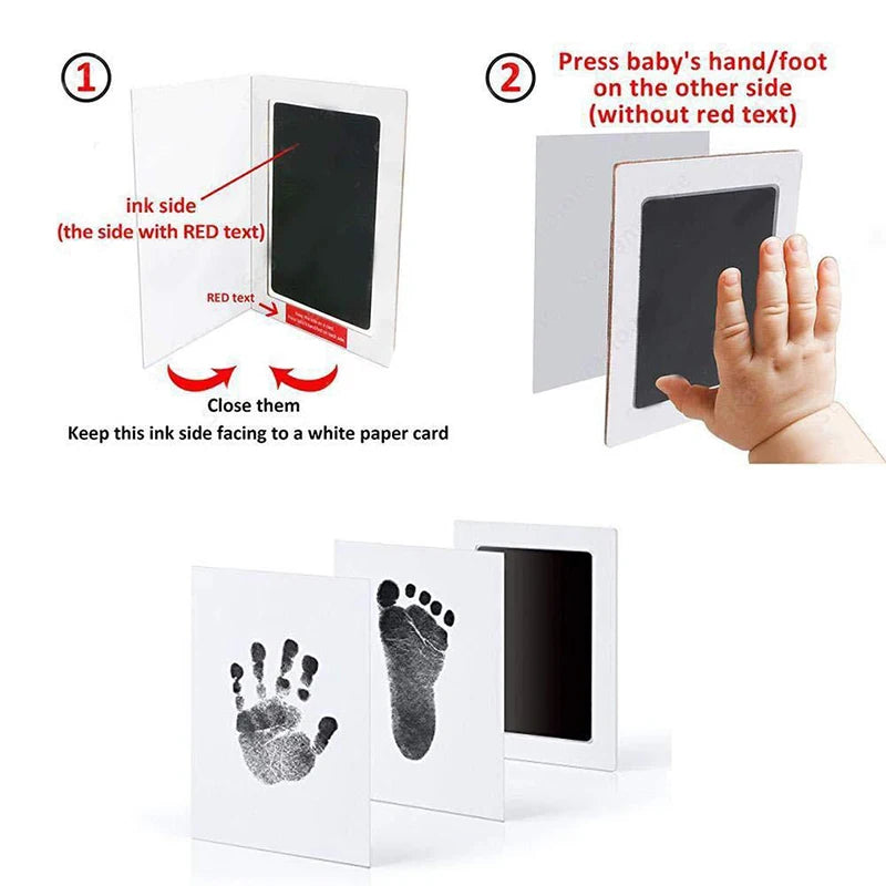 Baby Hand and Footprint Photo Frame Kit