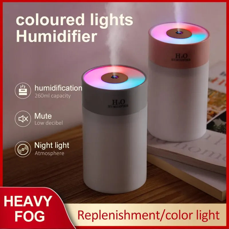 Colored Lights Portable Humidifier