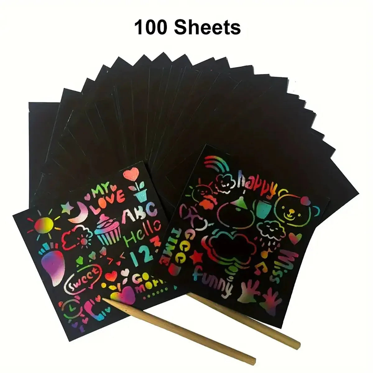 Rainbow Scratch Notes